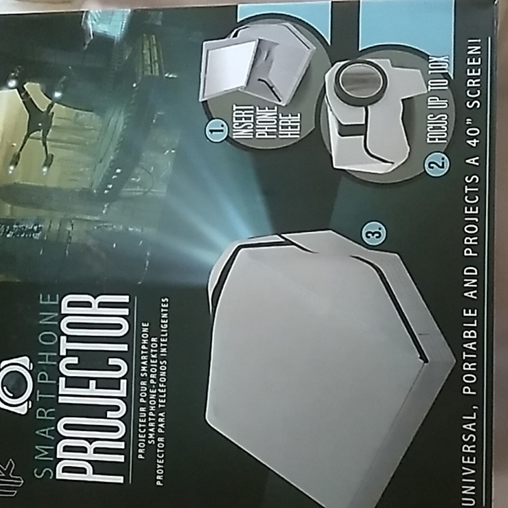 Smart phone projector